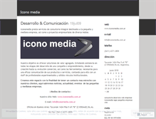 Tablet Screenshot of iconomedia.wordpress.com