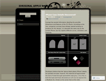 Tablet Screenshot of ioriginal.wordpress.com