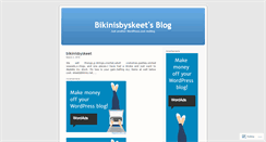 Desktop Screenshot of bikinisbyskeet.wordpress.com