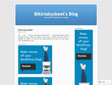 Tablet Screenshot of bikinisbyskeet.wordpress.com