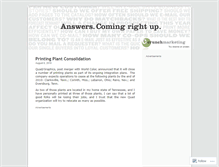 Tablet Screenshot of crunchmarketing.wordpress.com
