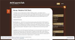 Desktop Screenshot of mrdcsportstalk.wordpress.com