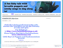 Tablet Screenshot of fishwifeshow.wordpress.com