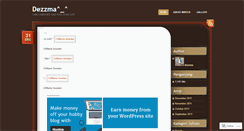 Desktop Screenshot of dezzma.wordpress.com