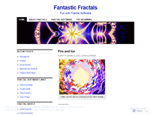 Tablet Screenshot of fantasticfractals.wordpress.com