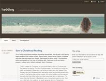 Tablet Screenshot of hadding.wordpress.com