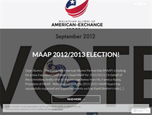 Tablet Screenshot of maapalumni.wordpress.com