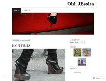 Tablet Screenshot of ohhjessica.wordpress.com