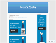 Tablet Screenshot of bozhobg.wordpress.com