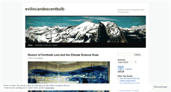Desktop Screenshot of evilincandescentbulb.wordpress.com