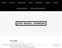 Tablet Screenshot of joaorafaelferreira.wordpress.com