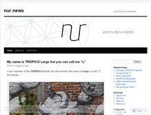 Tablet Screenshot of nurnews.wordpress.com