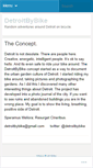 Mobile Screenshot of detroitbybike.wordpress.com