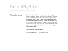 Tablet Screenshot of detroitbybike.wordpress.com