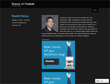 Tablet Screenshot of boydjvfootball.wordpress.com