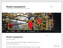 Tablet Screenshot of blodsukker.wordpress.com