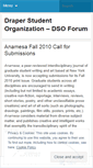 Mobile Screenshot of dsoforum.wordpress.com