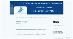 Desktop Screenshot of abchawaii2012.wordpress.com