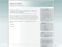 Tablet Screenshot of linuxil.wordpress.com