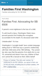 Mobile Screenshot of familiesfirstwa.wordpress.com