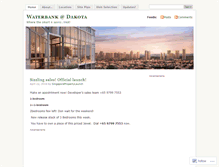 Tablet Screenshot of dakotaresidence.wordpress.com