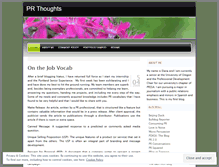 Tablet Screenshot of elanasprthoughts.wordpress.com