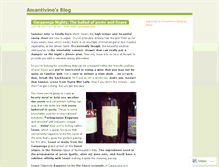 Tablet Screenshot of amantivino.wordpress.com