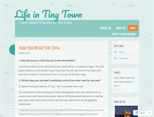 Tablet Screenshot of lifeintinytown.wordpress.com