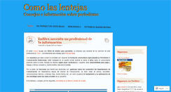 Desktop Screenshot of comolaslentejas.wordpress.com