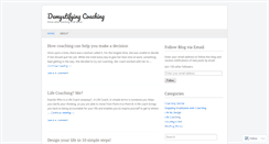 Desktop Screenshot of aboutcoaching.wordpress.com