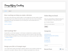 Tablet Screenshot of aboutcoaching.wordpress.com