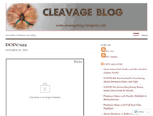 Tablet Screenshot of cleavageblog.wordpress.com