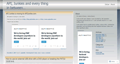 Desktop Screenshot of apijunkie.wordpress.com
