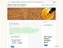 Tablet Screenshot of beerclubnj.wordpress.com