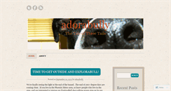 Desktop Screenshot of adorabully.wordpress.com