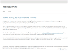 Tablet Screenshot of nadinequinnvfts.wordpress.com