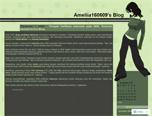 Tablet Screenshot of ameliia160609.wordpress.com