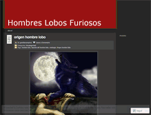 Tablet Screenshot of hombrelobosfurioso.wordpress.com