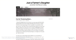 Desktop Screenshot of justafarmersdaughter.wordpress.com