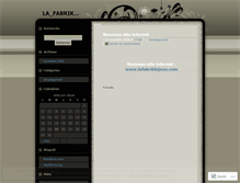 Tablet Screenshot of lafabrikbijoux.wordpress.com