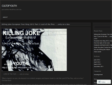 Tablet Screenshot of cultofyouth.wordpress.com