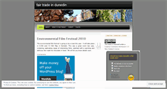 Desktop Screenshot of fairtradeindunedin.wordpress.com