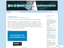 Tablet Screenshot of danodeens.wordpress.com