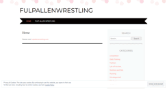 Desktop Screenshot of fulpallenwrestling.wordpress.com