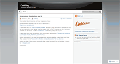 Desktop Screenshot of codeling.wordpress.com