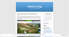 Desktop Screenshot of neato4u.wordpress.com