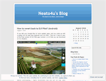 Tablet Screenshot of neato4u.wordpress.com