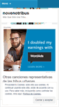 Mobile Screenshot of novenotribus.wordpress.com