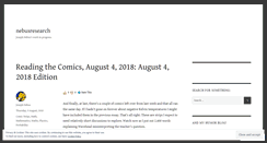 Desktop Screenshot of nebusresearch.wordpress.com