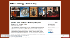 Desktop Screenshot of nmscarcheologylab.wordpress.com